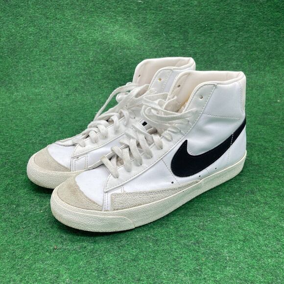 Nike Blazer Mid 77 Vintage White Black 2019 Athletic Shoes Sneakers Mens Sz - Picture 2 of 3